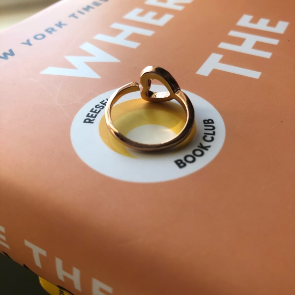 🆕 Rose Gold Heart Ring - Picture 4 of 4